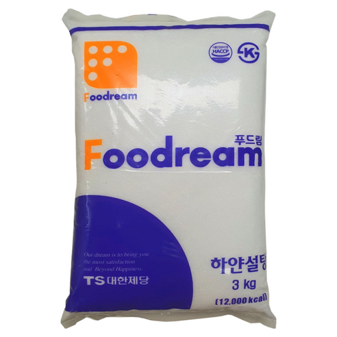 푸드림 하얀설탕, 3kg, 4개