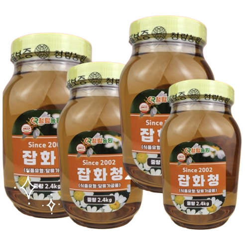 Since. 2002 청림 잡화청, 8개, 2.4kg