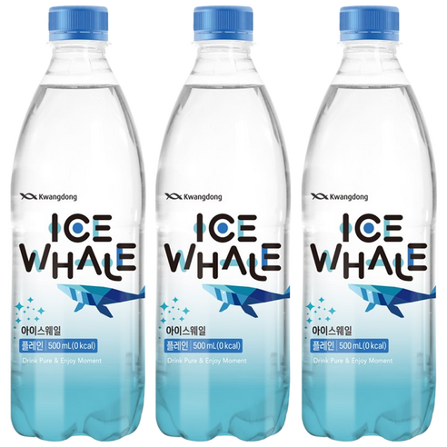 아이스웨일 플레인 탄산수, 500ml, 20개