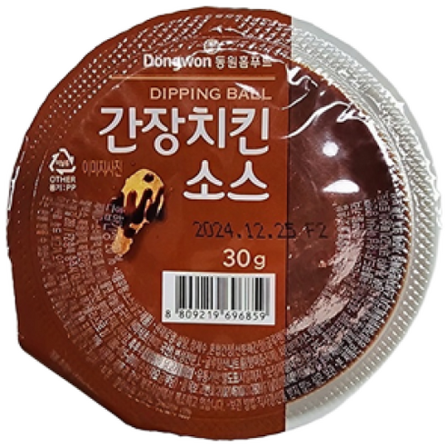 동원 홈푸드 비셰프 디핑소스 일회용 스리라차마요소스 32개 디핑볼