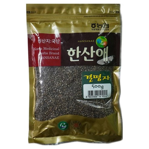 [미식한가] 약용 농산물 국산 결명자 500g, 500g, 1개