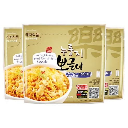 전투식량 비상식량 누룽지 뽀글이 100g x 7개세트