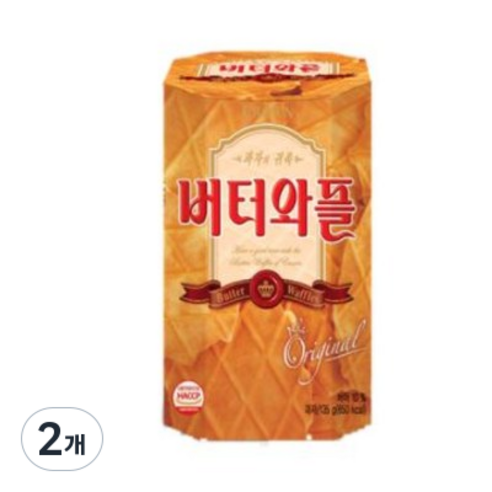 크라운제과 버터와플, 135g, 2개