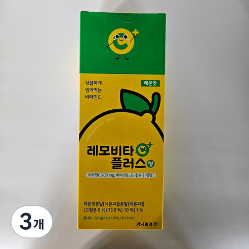 레모비타플러스정 레몬맛, 120정, 3개