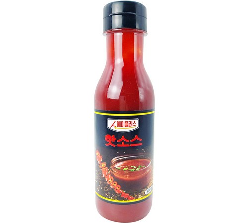 바비큐 소스로 사용하는 밀러스위트 핫소스