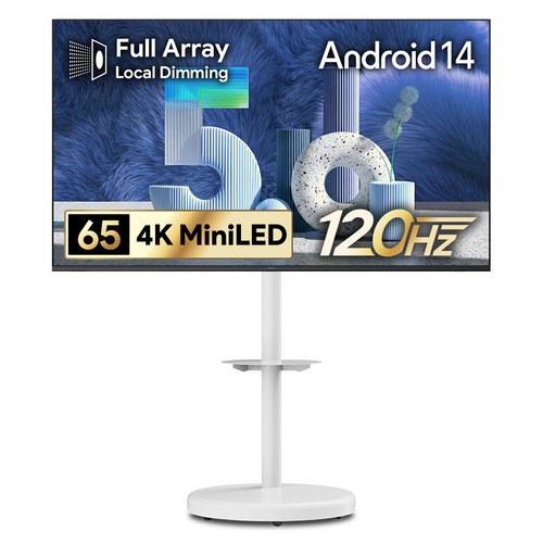 더함 4K UHD QLED MiniLED 스마트 돌비 AI 구글 5.0 TV + 삼탠바이미 스탠드 울트라 세트 방문설치, UA651MINILED Google5.0 120Hz 2025C, 방문설치, 거치대형, 165cm(65인치)