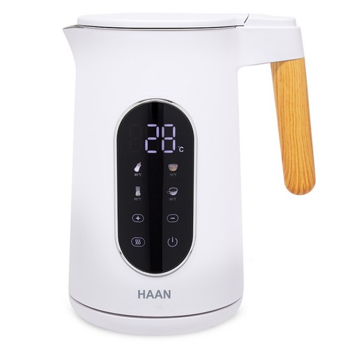 한경희생활과학 스테인리스 대용량 무선 전기주전자 1.7L, HEK-B176(화이트)