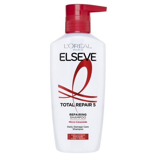 로레알파리 엘세브 토탈 리페어 5 샴푸 멜론 프루티 플로럴향, 400ml, 1개