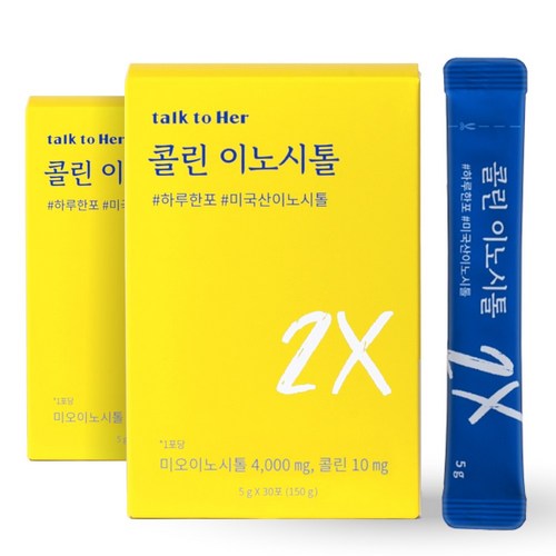 톡투허 콜린 이노시톨, 150g, 2개