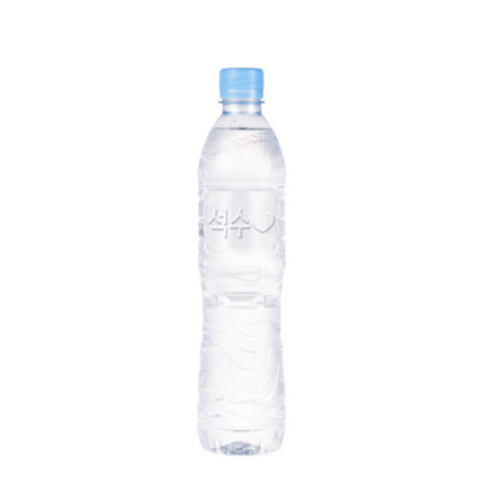 석수 무라벨 생수, 80개, 500ml