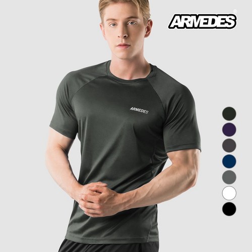 아르메데스 남성용 슈퍼 드라이 기능성 쿨 티셔츠 AR-194