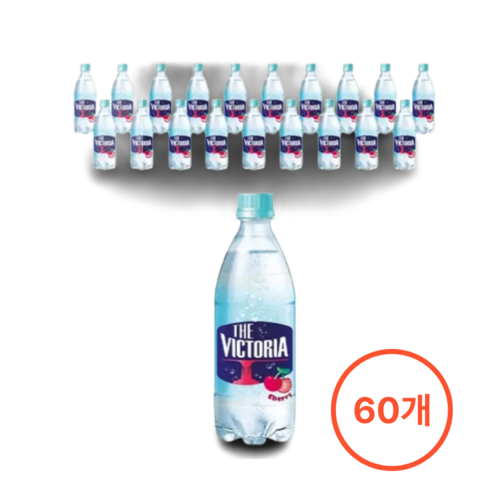 더 빅토리아 탄산수 체리 500ml, 60개, 60개, 500ml