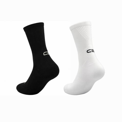 C2 국산 양말 운동 기능성 러닝양말 PACER 5PACK 러닝 골프 테니스 운동 마라톤 트레일러닝, 블랙, 5개