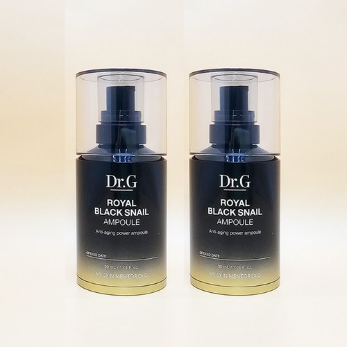 닥터지 로얄 블랙 스네일 앰플, 30ml, 2개