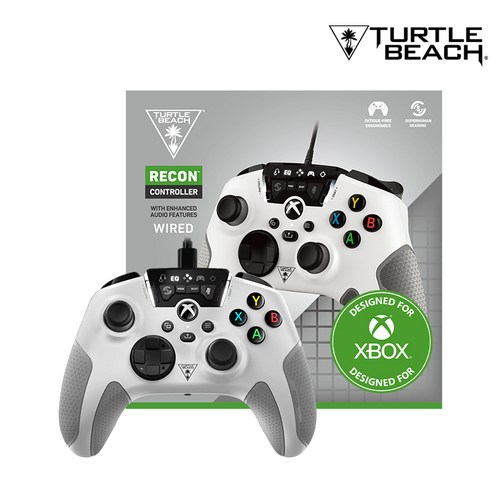 TURTLE BEACH Recon Wired Controller White, 화이트, 1개