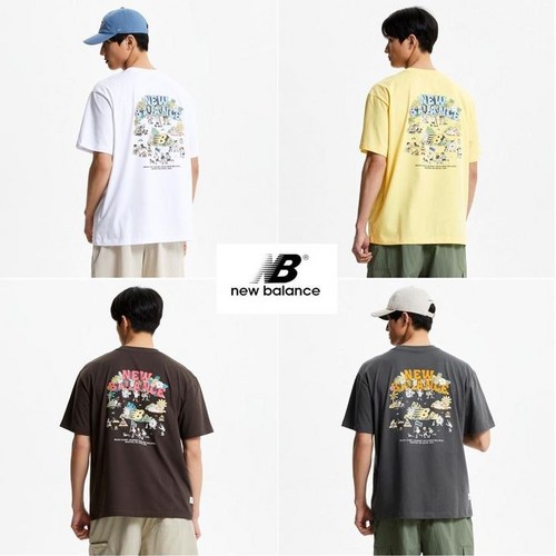 뉴발란스 UNI NB BOY 피크닉 페스티벌 반팔티 (SEMI OVER FIT) NBNEGCO207
