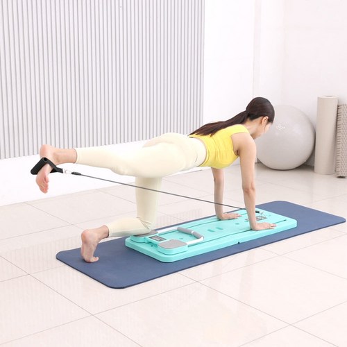 홈 필라테스 보드 가정용 리포머 홈필라 집에서하는 소도구 필라테스 운동 기구, 민트