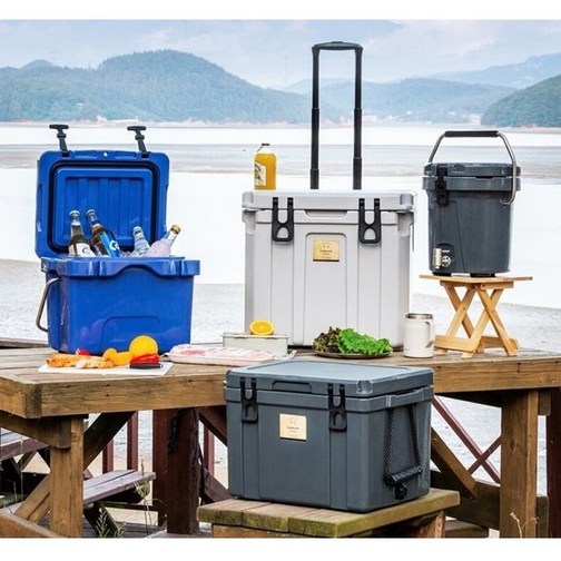 [락앤락] 캠핑 아웃도어 쿨러 아이스박스 캐리어형 35L