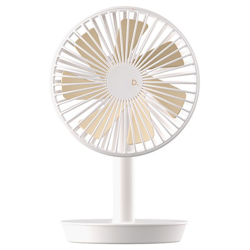 듀플렉스 무선 데스크팬 탁상용 선풍기, DPDF700, 크림화이트