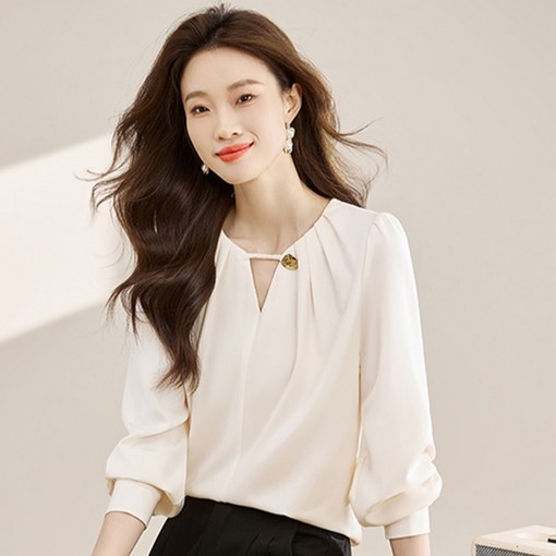 포플러앤씨 여성용 블랙톤스 루즈핏 블라우스 P26SPBL120814