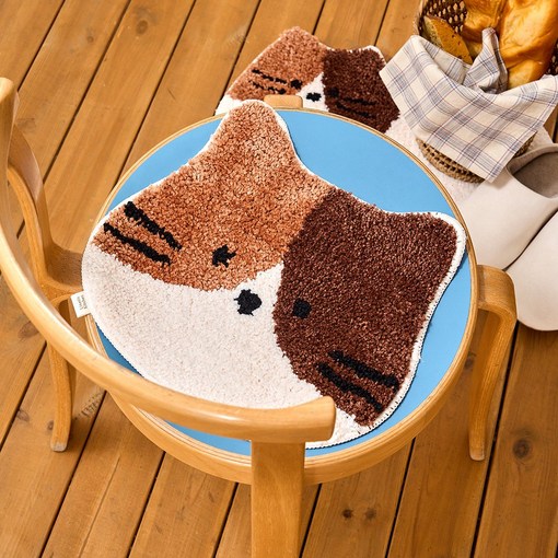 모던하우스 L 뚱냥이 터프팅 미니러그 겸 방석