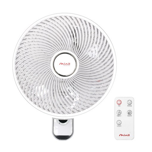 신일 벽걸이 써큘레이터형 리모컨 선풍기 35cm, SIFCW14KBC