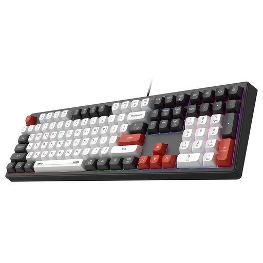 앱코 저소음 풀배열 멤브레인 108키 키보드 최고의 입력 경험을 제공하는 완벽한 키보드