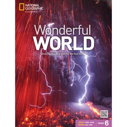 Wonderful WORLD PRIME 6 SB with App QR:Student Book with App QR, Practice Note, Workbook