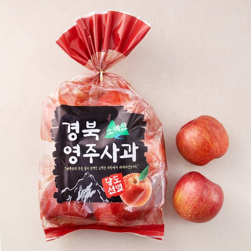 [로켓프레시] 다조은 경북 영주 소백산 당도선별 사과, 1.5kg(4~8입), 1개