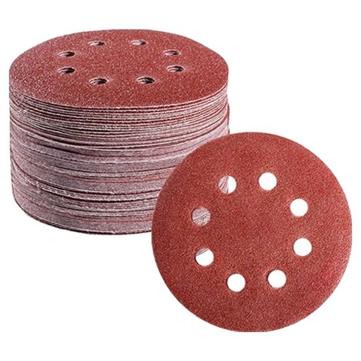 OON 원형 사포 샌딩 페이퍼 8홀 120방 125mm