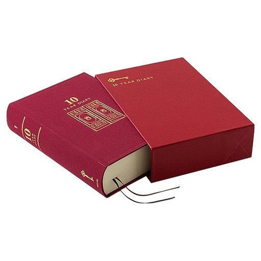 미도리 디자인필 10년 일기장 MD 노트 만년 다이어리