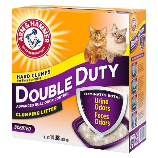 ARM&HAMMER 加強除臭貓砂, 6.35kg, 1盒, 清新香味