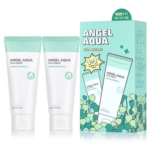 [비건라이프] 비욘드 엔젤아쿠아 시카 크림 150ml 1+1