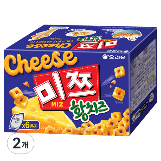 오리온 미쯔 황치즈 6p