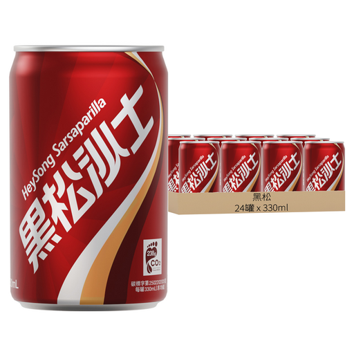 黑松 沙士, 330ml, 24罐