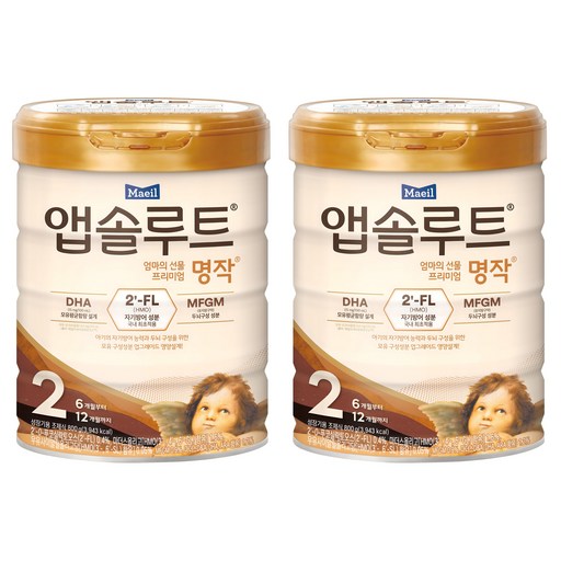 앱솔루트 엄마의 선물 프리미엄 명작 분유 2단계