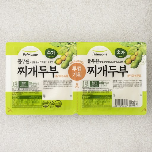 풀무원 소가 찌개두부 300g 2개 맛있는 찌개를 위한 완벽한 선택