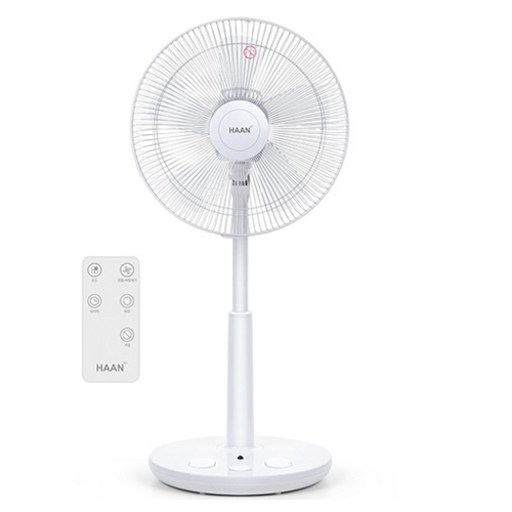한경희이지라이프 초미세풍 발터치 리모컨 선풍기 HAAN-HDC230, HAAN-HDC230(화이트)