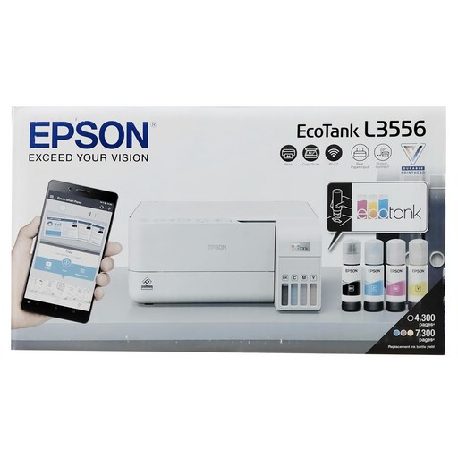 EPSON 三合一Wi-Fi 智慧遙控連續供墨複合機 原廠保固, L3556