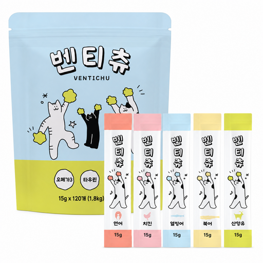 벤티츄 짜먹는 고양이간식 대용량