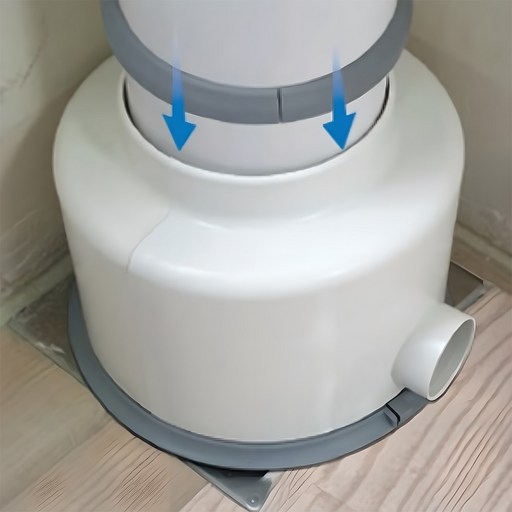 악취 방지 베란다 우수관 커버 덮개 아파트 세탁실 배수구 트랩