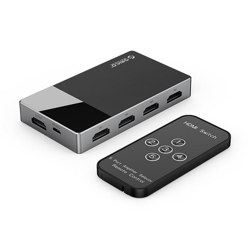오리코 5대1 4K60Hz HDMI 어댑터 HDMI 스위치 선택기 HD-5H