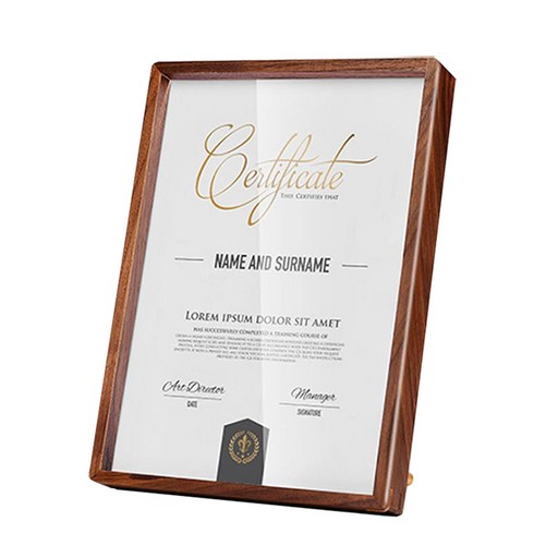 호두나무 원목 고급 인테리어 액자