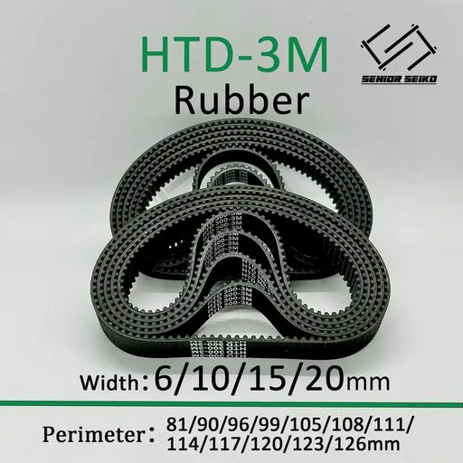 HTD 타이밍 벨트 폐쇄형 동기 81-126mm 6-20mm