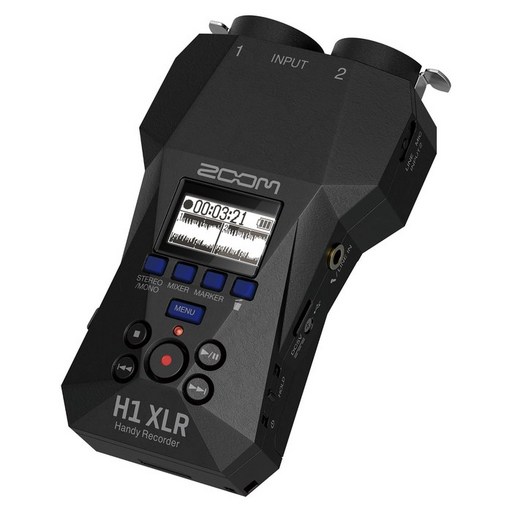 줌 H1 XLR 핸디 레코더 32bit 플로트 녹음 블랙