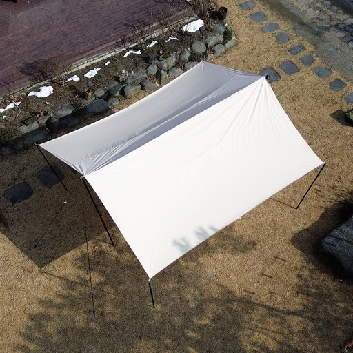 나스카피 면 TC 타프 렉타 대형 방수 감성 캠핑 타프