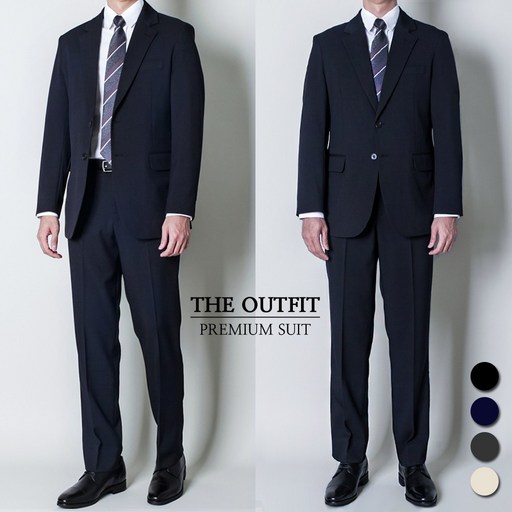 디아웃핏 남성 정장세트 사계절 캐주얼 기본 수트 면접 결혼식S4XL