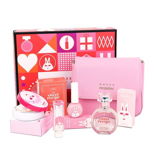 레시피박스 어린이 화장품 선물세트 체리블라썸 A, 체리블라썸 선물세트 A립스틱베이비핑크, 1개
