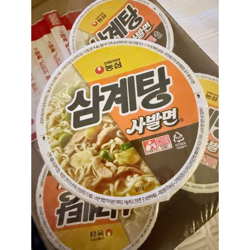 농심 삼계탕 사발면 85g