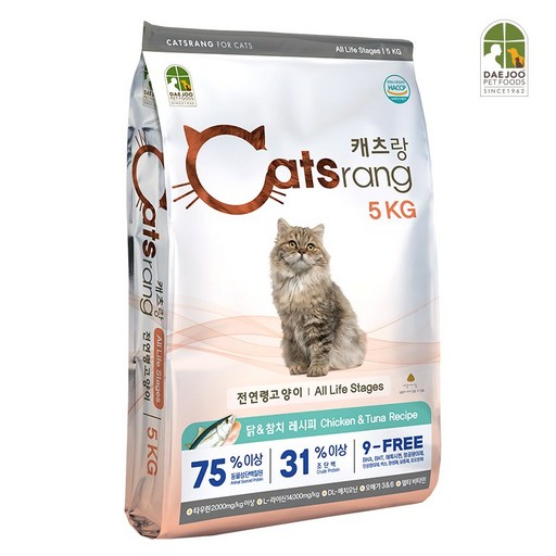 최상의 영양 제공 캣츠랑 닭 5kg
